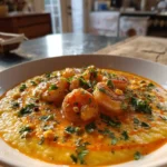 Southern Shrimp And Grits With Roasted Red Pepper Corn Cream Swirl 8 Southern Shrimp And Grits With Roasted Red Pepper Corn Cream Swirl 1767824481.3827336