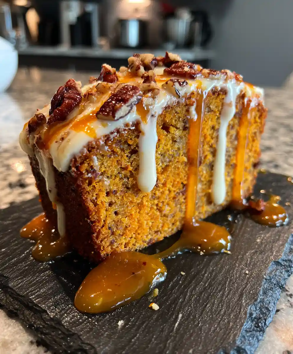 Southern Sweet Potato Cake with Orange Ginger Cream Cheese Swirl