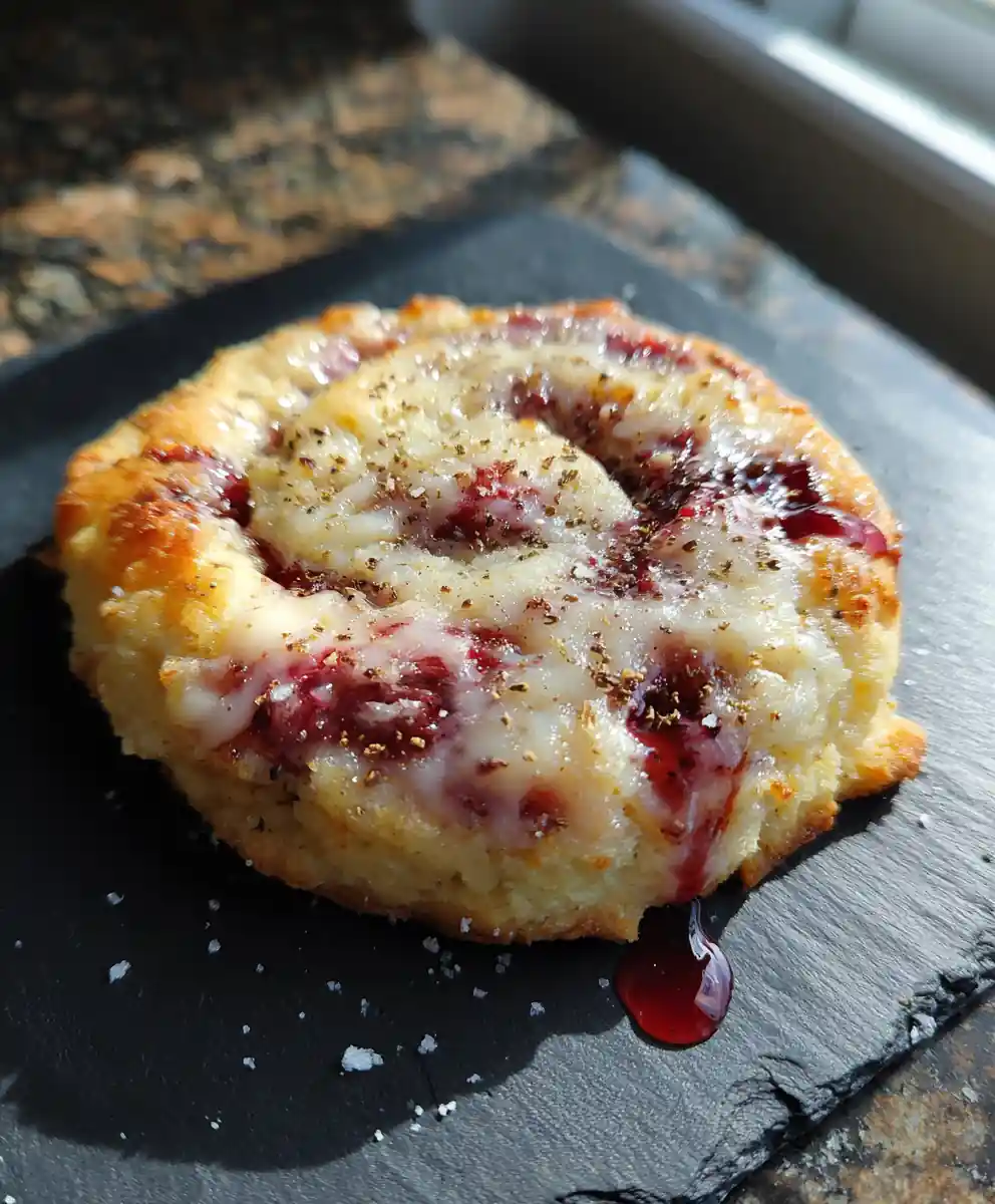 Strawberry Cream Cheese Swirl Cookies