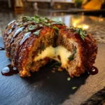 Stuffed Italian Meatloaf With Basil Pesto Mozzarella Core 1767870158.4456198