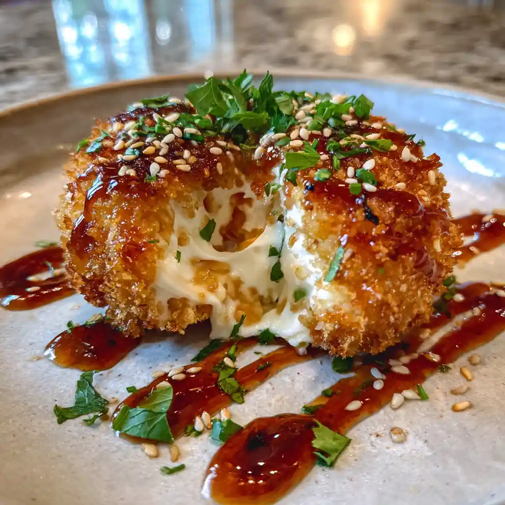 Zesty Lime Cheese Stuffed Crab Balls With Sweet Chili Glaze 6 Zesty Lime Cheese Stuffed Crab Balls with Sweet Chili Glaze