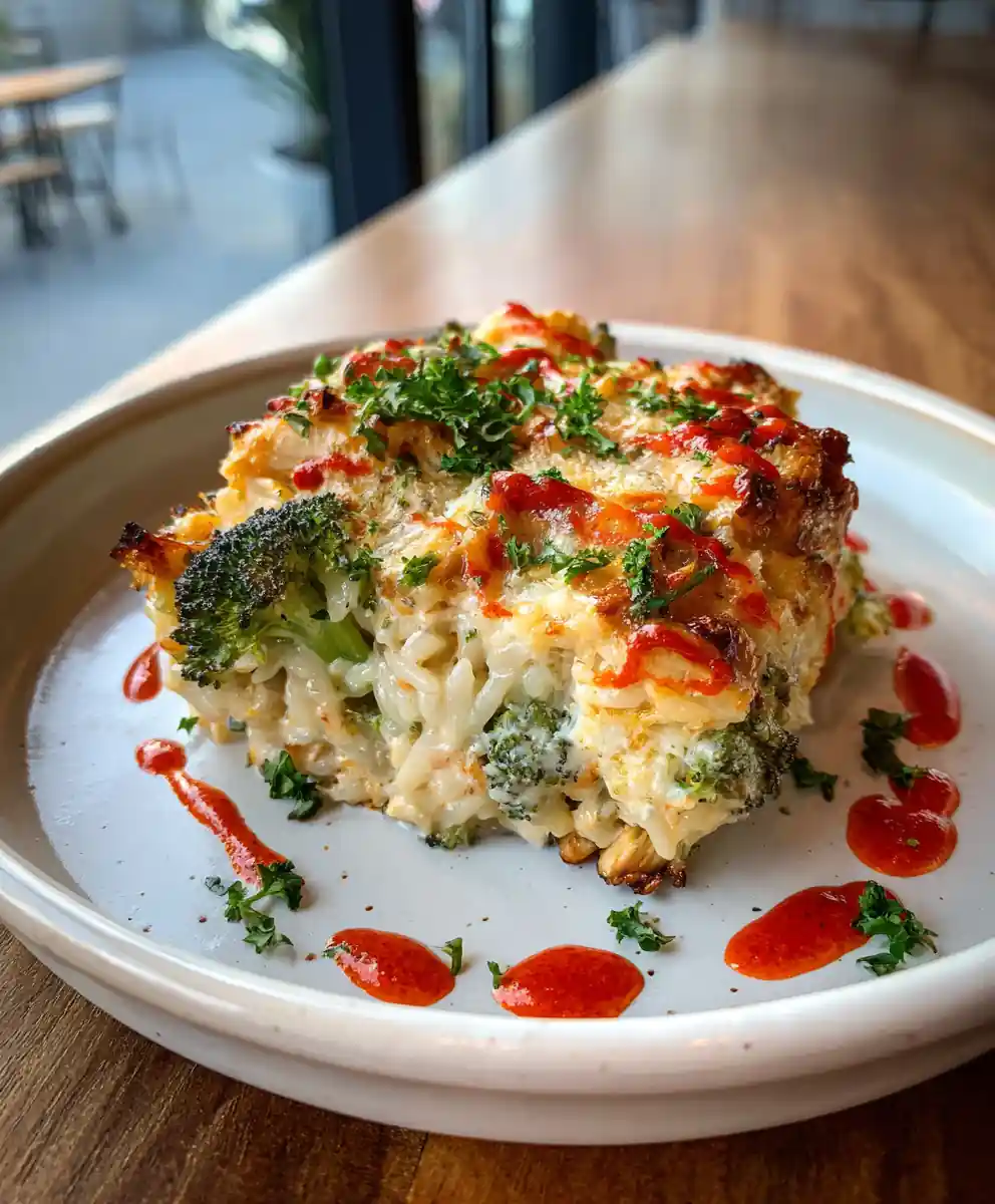 Baked Chicken Broccoli Orzo With Smoky Red Pepper Cheese Swirl 7 Baked Chicken Broccoli Orzo With Smoky Red Pepper Cheese Swirl