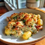 Baked Chicken Gnocchi With Sun Dried Tomato Basil Cream Swirl 1772105433.682755