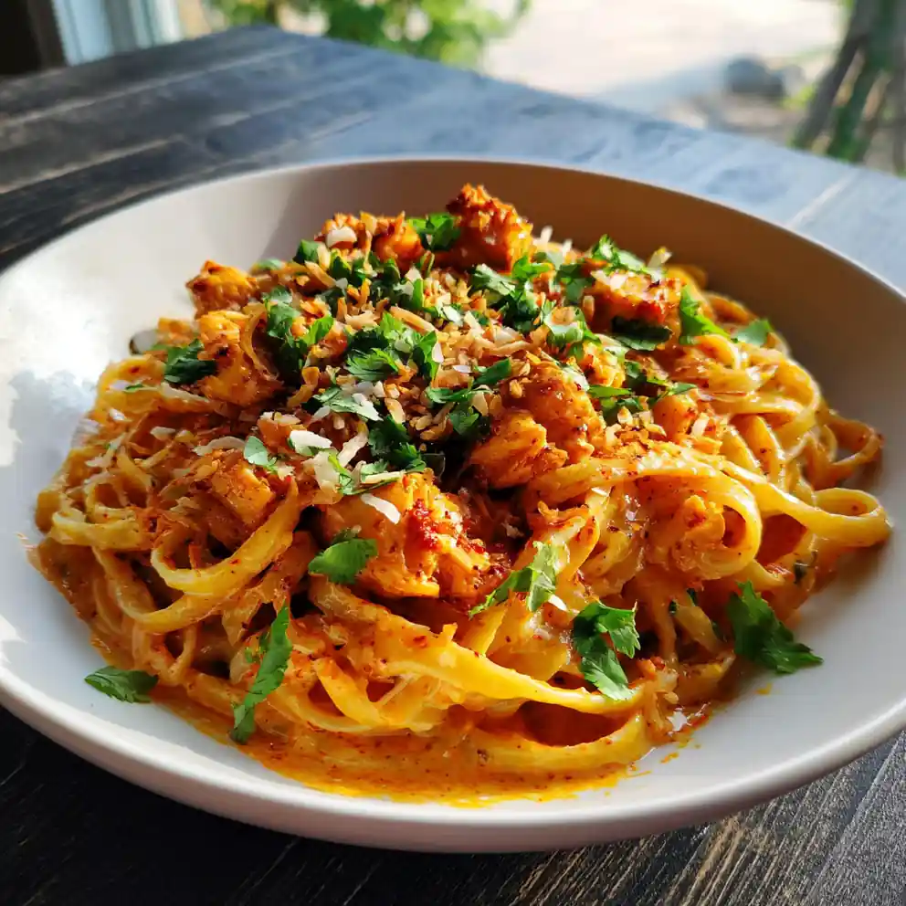 Bang Bang Chicken Pasta With Coconut Lime Cream Swirl 6 Bang Bang Chicken Pasta With Coconut Lime Cream Swirl