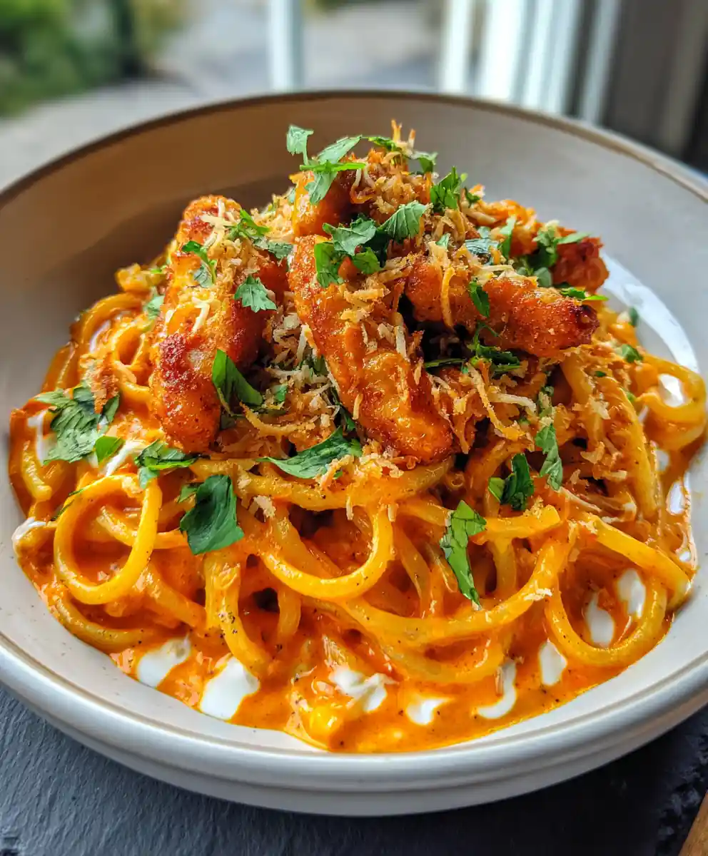 Bang Bang Chicken Pasta With Coconut Lime Cream Swirl 7 Bang Bang Chicken Pasta With Coconut Lime Cream Swirl