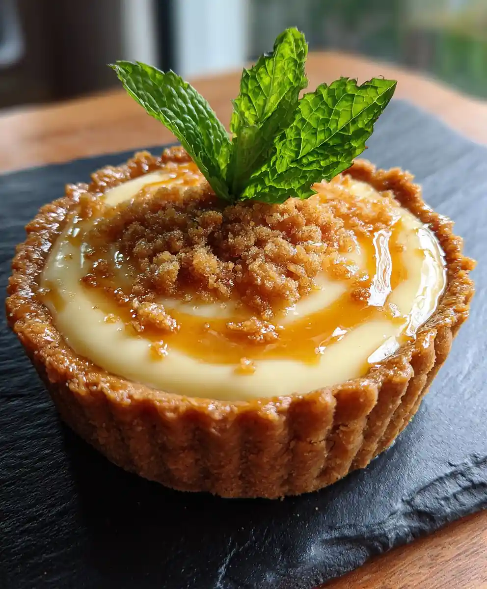 Biscoff Dessert Cups With Salted Caramel Swirl