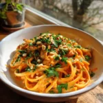 Cajun Chicken Linguine With Roasted Red Pepper Cream Swirl 1772109612.841613