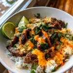 Cheesy Steak Rice Skillet With Smoked Paprika Swirl 1772079034.1669161