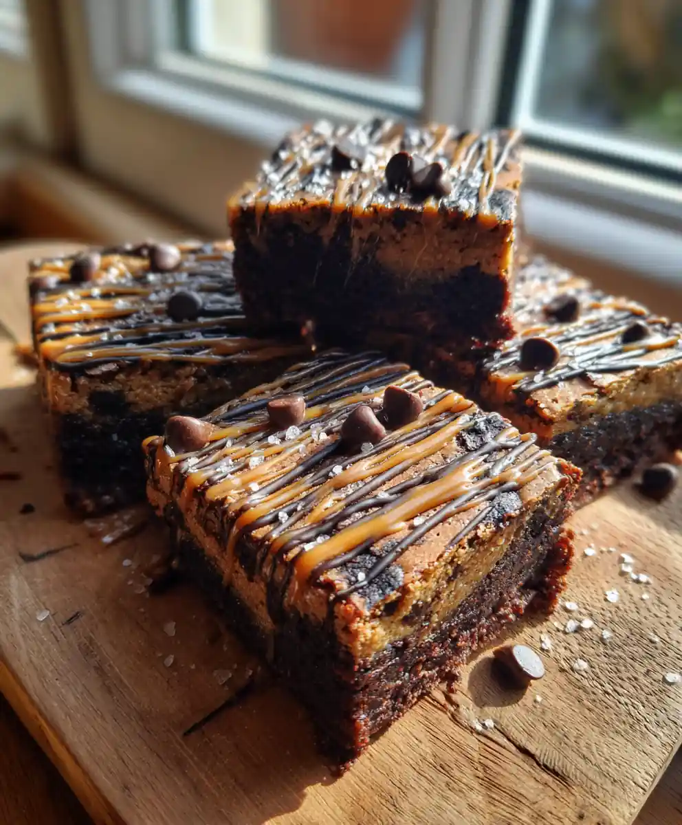 Chocolate Chip Brownie Bars With Espresso Ganache Swirl 7 Chocolate Chip Brownie Bars with Espresso Ganache Swirl