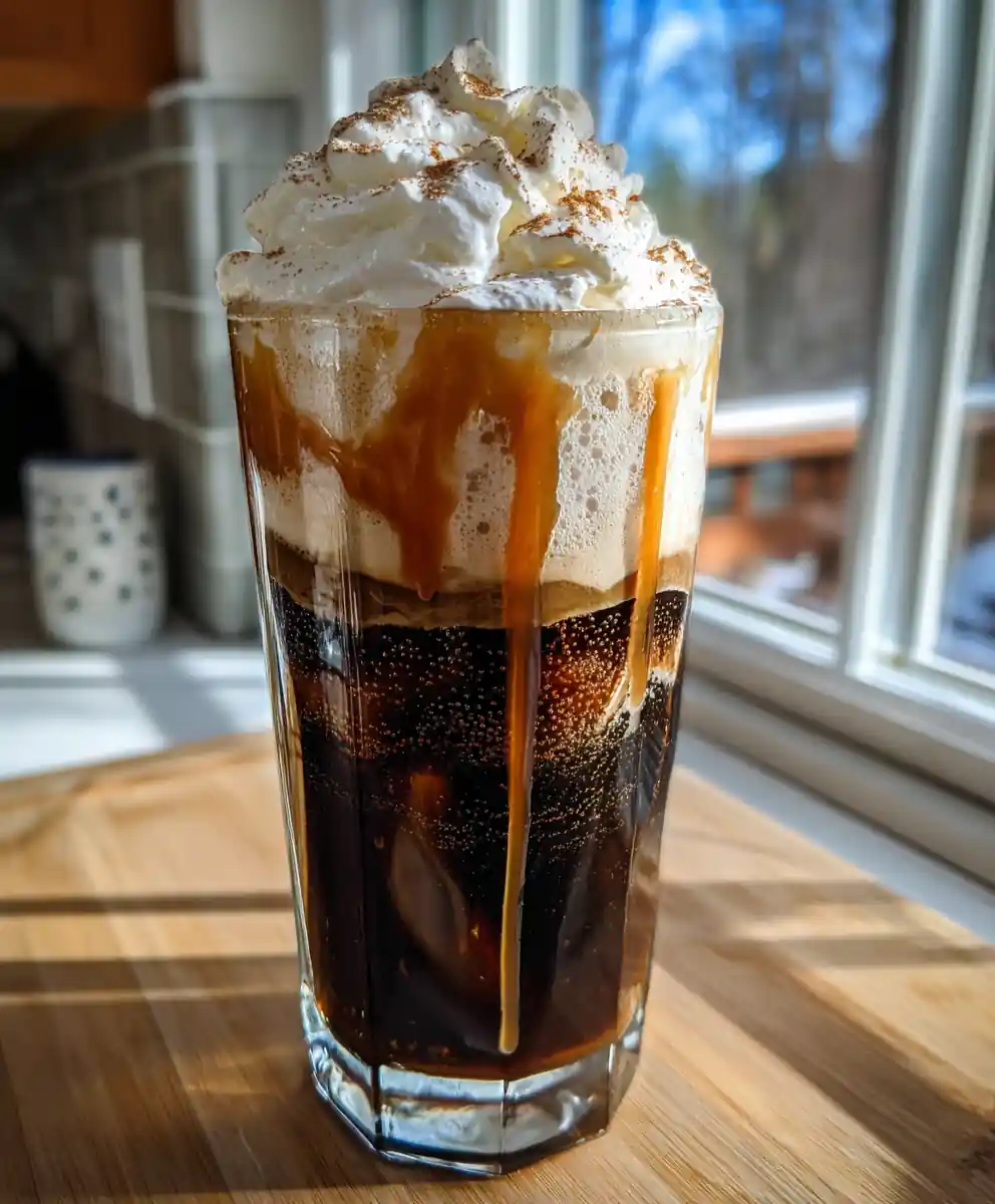 Cinnamon Vanilla Fluffy Coke Float