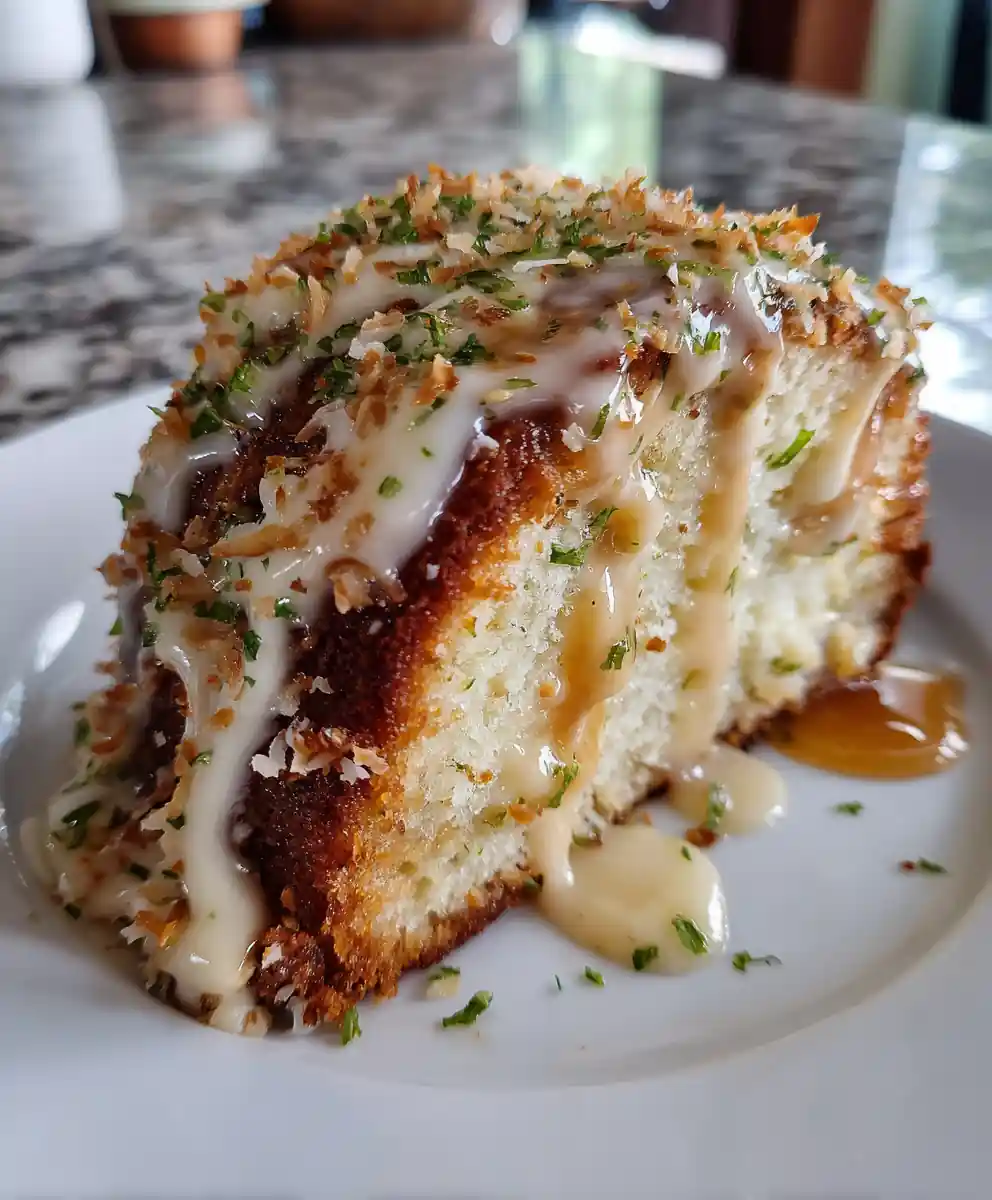 Coconut Lime Caramel Preacher Cake 7 Coconut Lime Caramel Preacher Cake