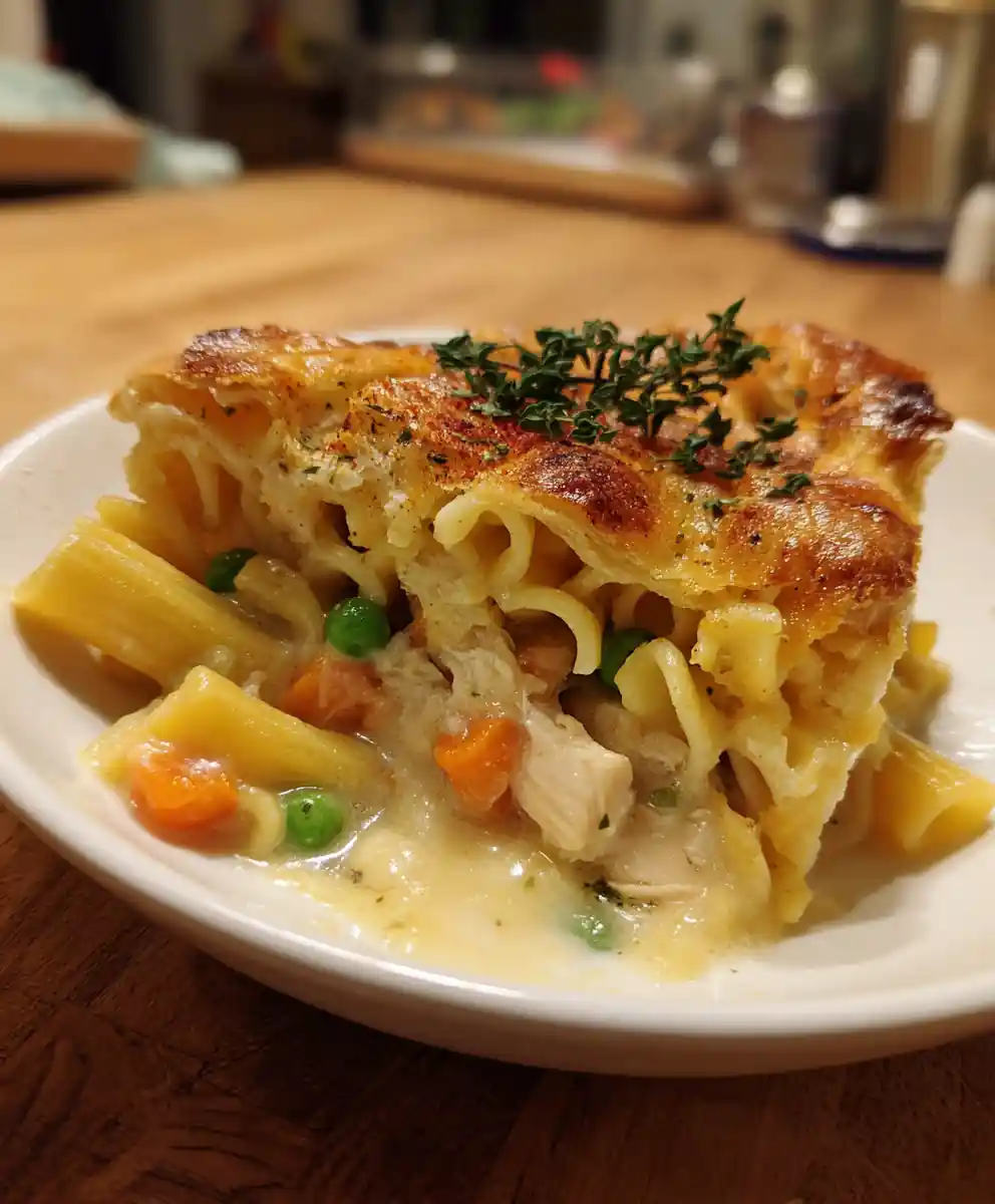 Creamy Chicken Pot Pie Pasta With Smoked Paprika Cheddar Swirl 7 Creamy Chicken Pot Pie Pasta With Smoked Paprika Cheddar Swirl