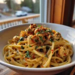 Creamy Italian Chicken Pasta With Roasted Red Pepper Pesto Swirl 1772095597.7686267