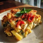 Creamy Pesto Chicken Pasta Bake With Lemon Zest Roasted Red Pepper Swirl 8 Creamy Pesto Chicken Pasta Bake With Lemon Zest Roasted Red Pepper Swirl 1772010276.703611