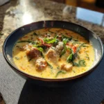 Crock Pot Creamy Chicken Parmesan Soup With Sun Dried Tomato Basil Swirl 1772053352.8185847