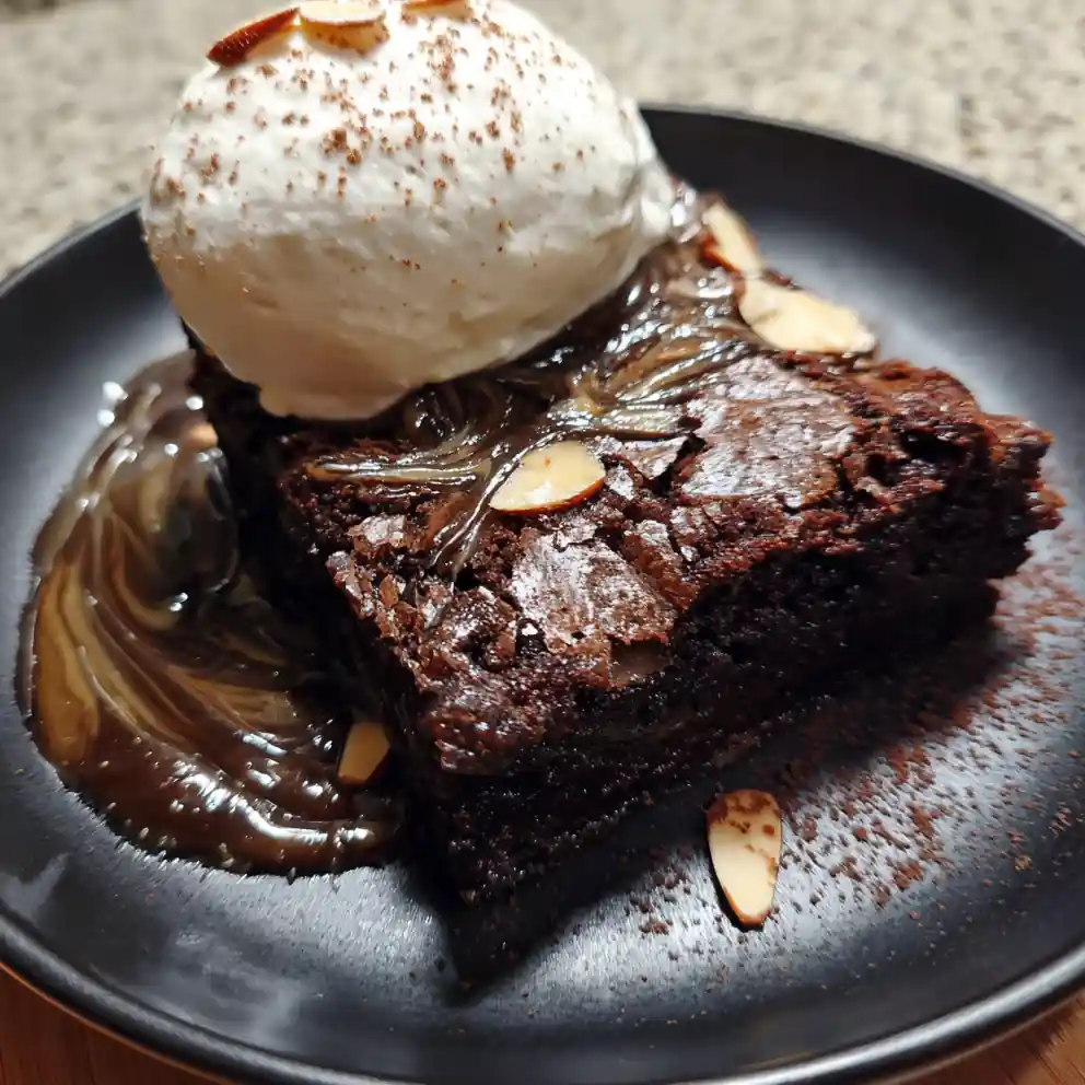 Espresso Swirl Brownie Pudding With Coffee Cream 6 Espresso Swirl Brownie Pudding With Coffee Cream