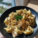 Garlic Chicken Tortellini In Smoky Chipotle Butter With Parmesan Hazelnut Crumble 1772092711.160778