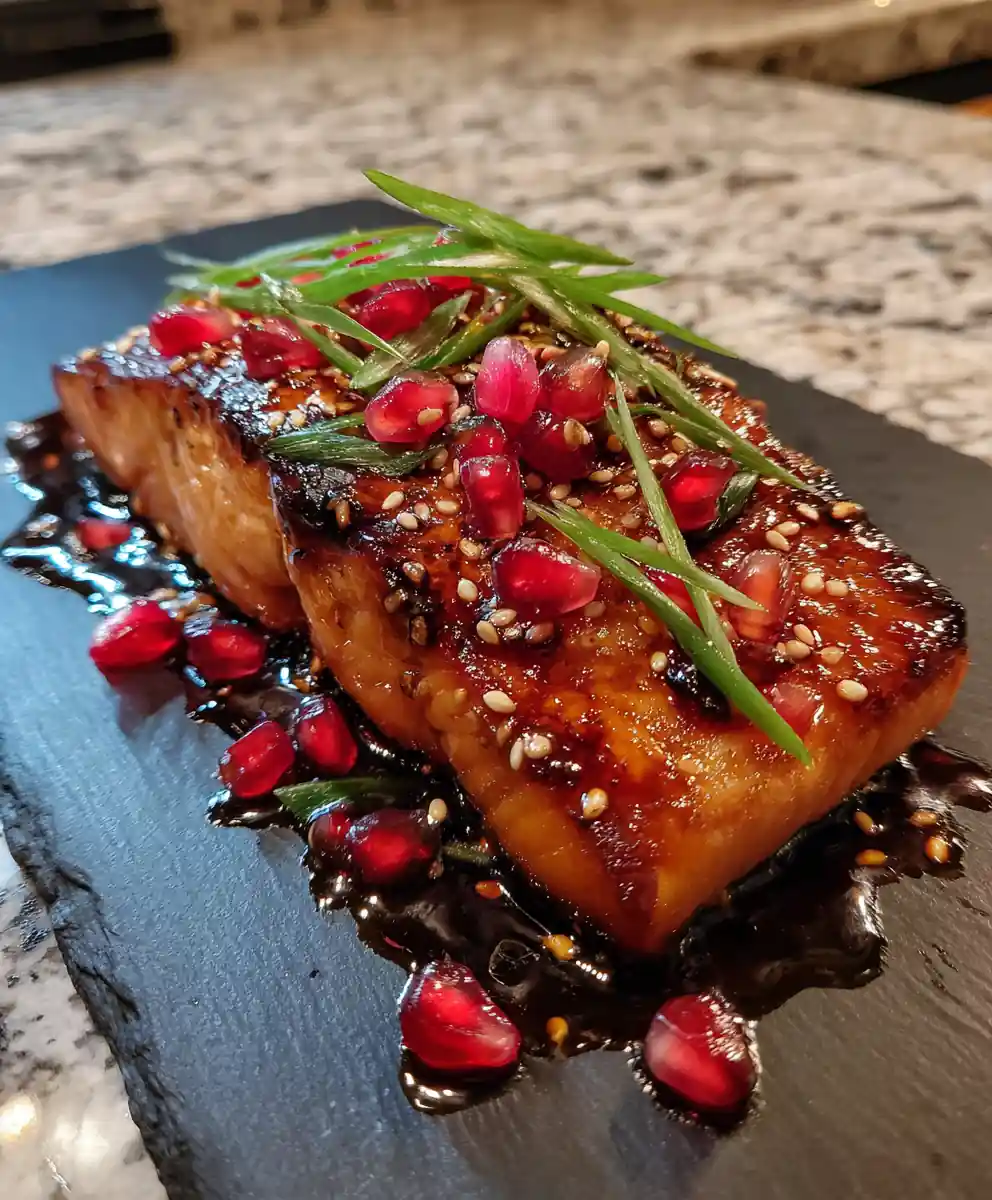 Miso Ginger Texas Roadhouse Salmon With Pomegranate Glaze 7 Miso Ginger Texas Roadhouse Salmon With Pomegranate Glaze