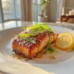 Miso Glazed Baked Salmon With Herbed Boursin 1772054718.060195