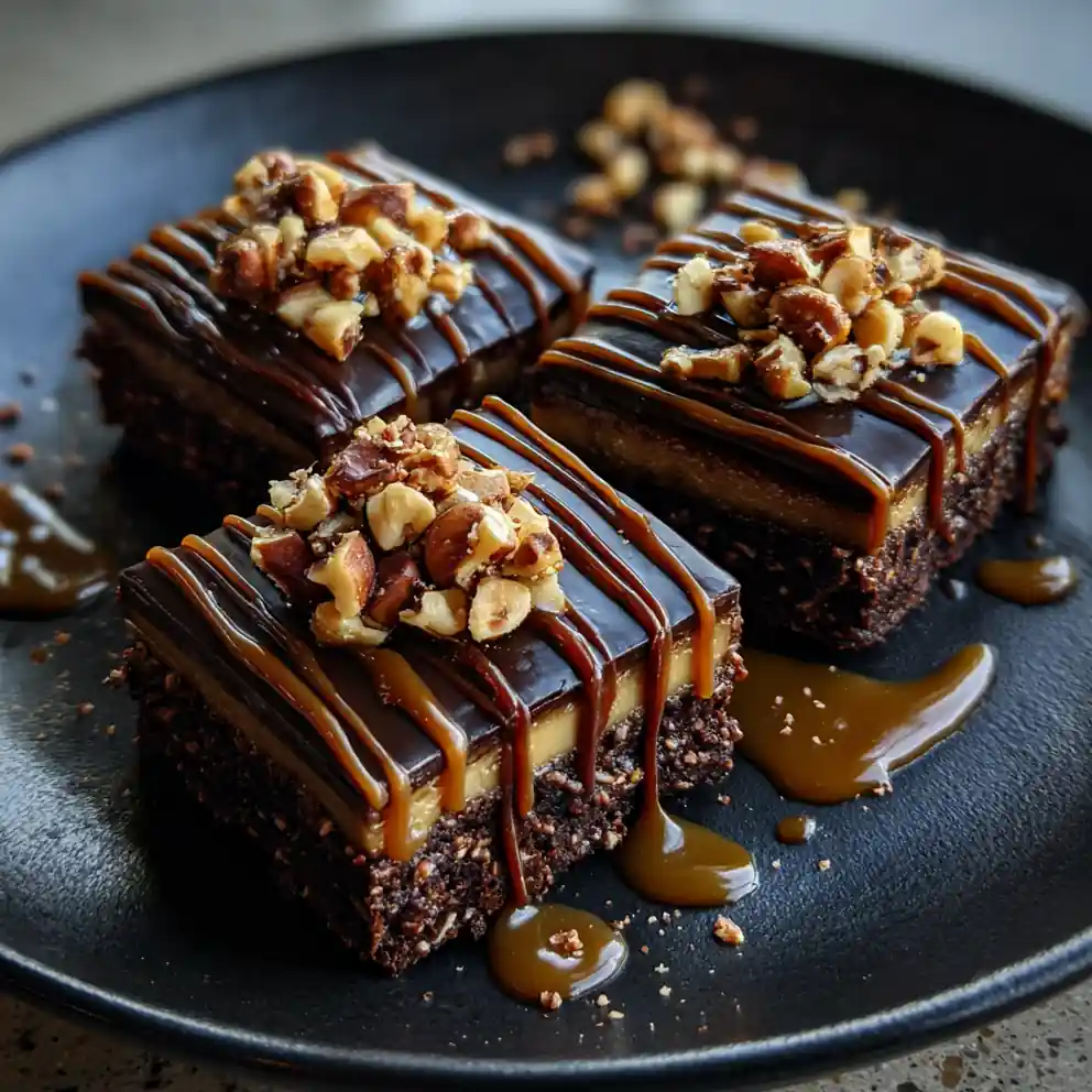 No Bake Brownie Bites With Salted Caramel Swirl 6 No Bake Brownie Bites With Salted Caramel Swirl