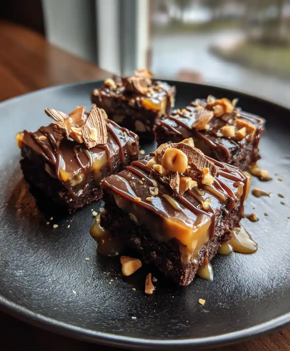 No Bake Brownie Bites With Salted Caramel Swirl 7 No Bake Brownie Bites With Salted Caramel Swirl