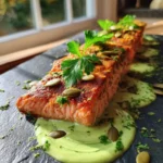 Pan Seared Cajun Pepper Salmon With Lime Avocado Cream Swirl 8 Pan Seared Cajun Pepper Salmon With Lime Avocado Cream Swirl 1772094755.6132743