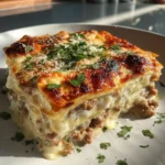 Parmesan Garlic Cheeseburger Lasagna With Chipotle Ketchup Swirl 8 Parmesan Garlic Cheeseburger Lasagna With Chipotle Ketchup Swirl 1772017031.955416