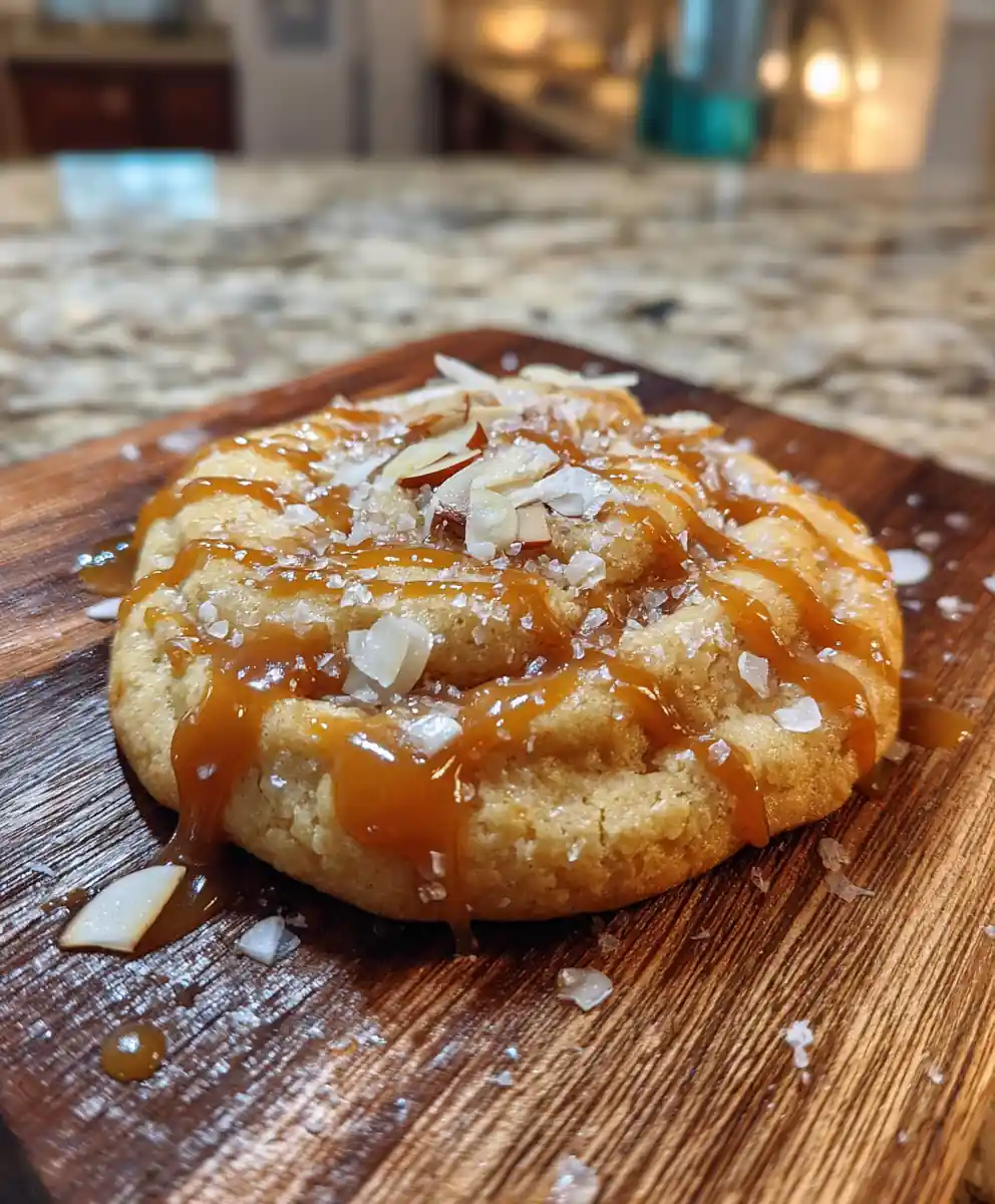 Salted Caramel Swirl Cookies
