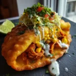 Smoky Chipotle Crema Chalupa With Roasted Corn Salsa 1772013709.8258655