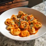 Smoky Garlic Butter Chicken Tortellini With Roasted Red Pepper Swirl 1772103685.027263
