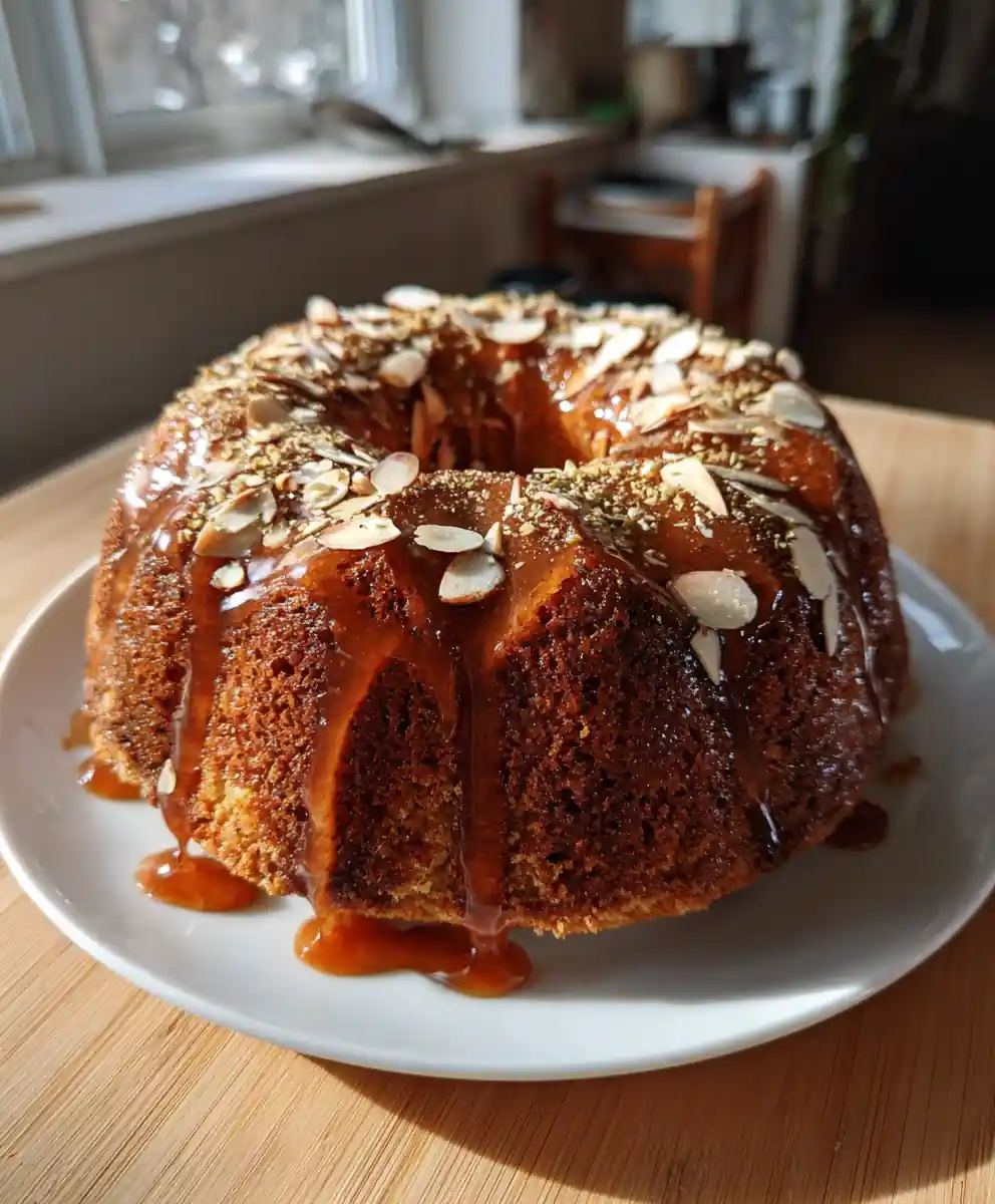 Spiced Chai Cake With Cardamom Rose Glaze 7 Spiced Chai Cake with Cardamom Rose Glaze