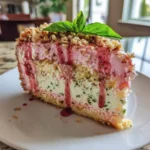 Strawberry Earthquake Cake With Basil Buttercream And Balsamic Glaze 1772057036.9719343