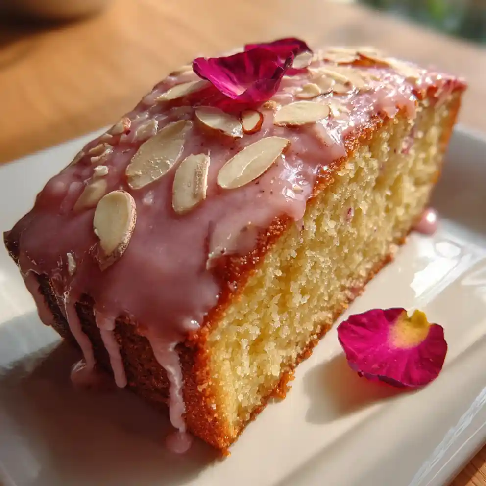Vanilla Raspberry Rosewater Glazed Cake 6 Vanilla Raspberry Rosewater Glazed Cake
