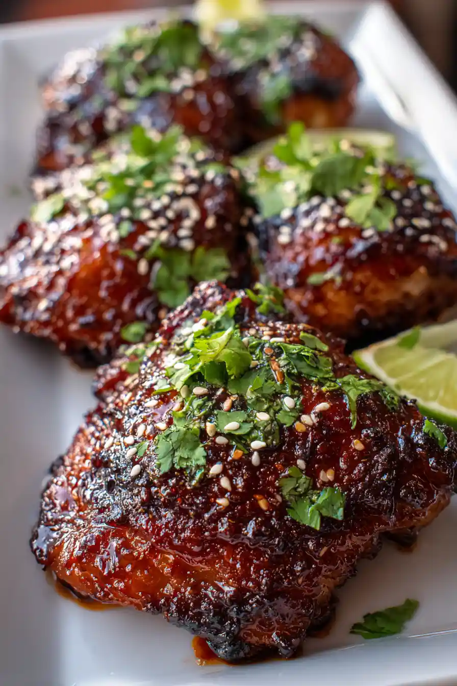 Caramelized Bbq Chicken Thighs