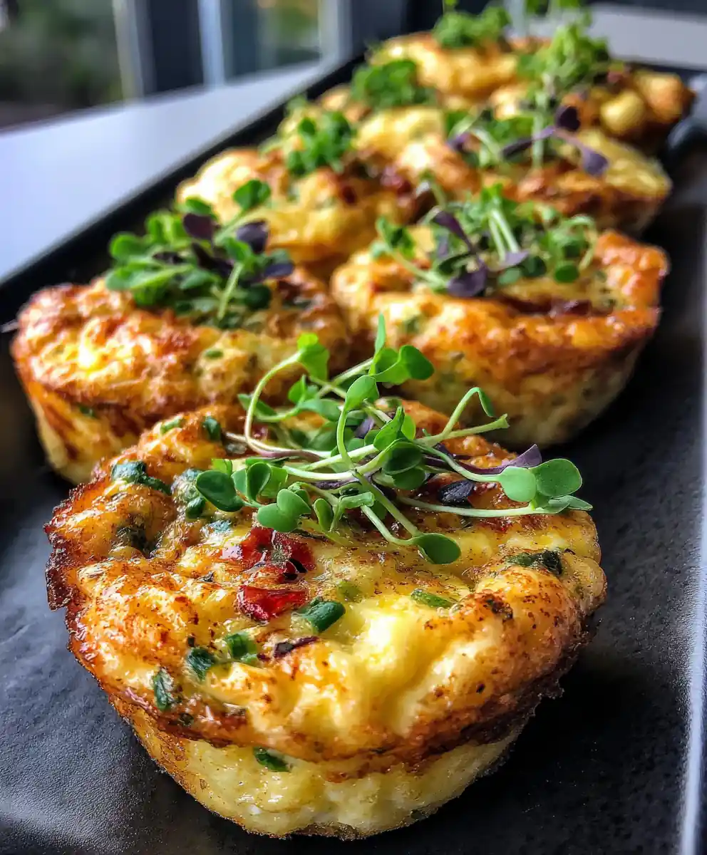 Cheesy Cottage Cheese Egg Bites