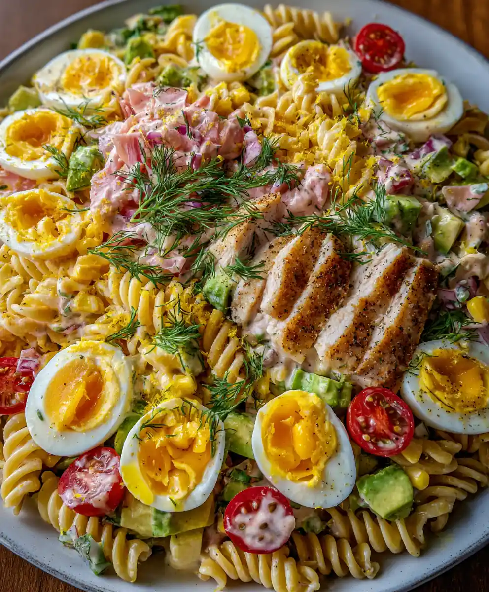 Chicken Club Pasta Salad