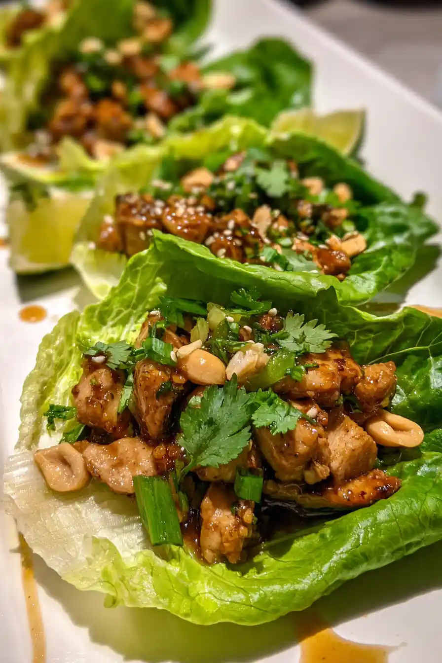 Copycat P.F. Chang'S Chicken Lettuce Wraps