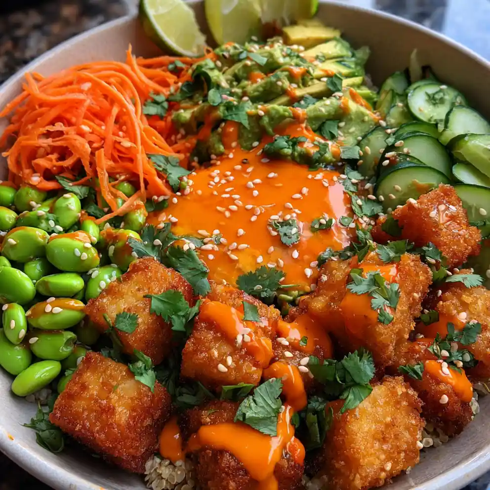 Crispy Bang Bang Salmon Bowl 6 Crispy Bang Bang Salmon Bowl