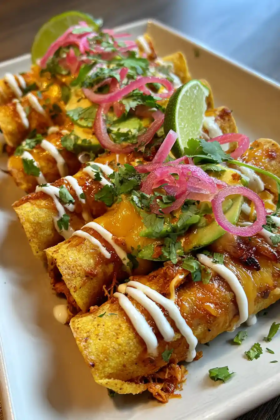 Crispy Chicken Taquitos