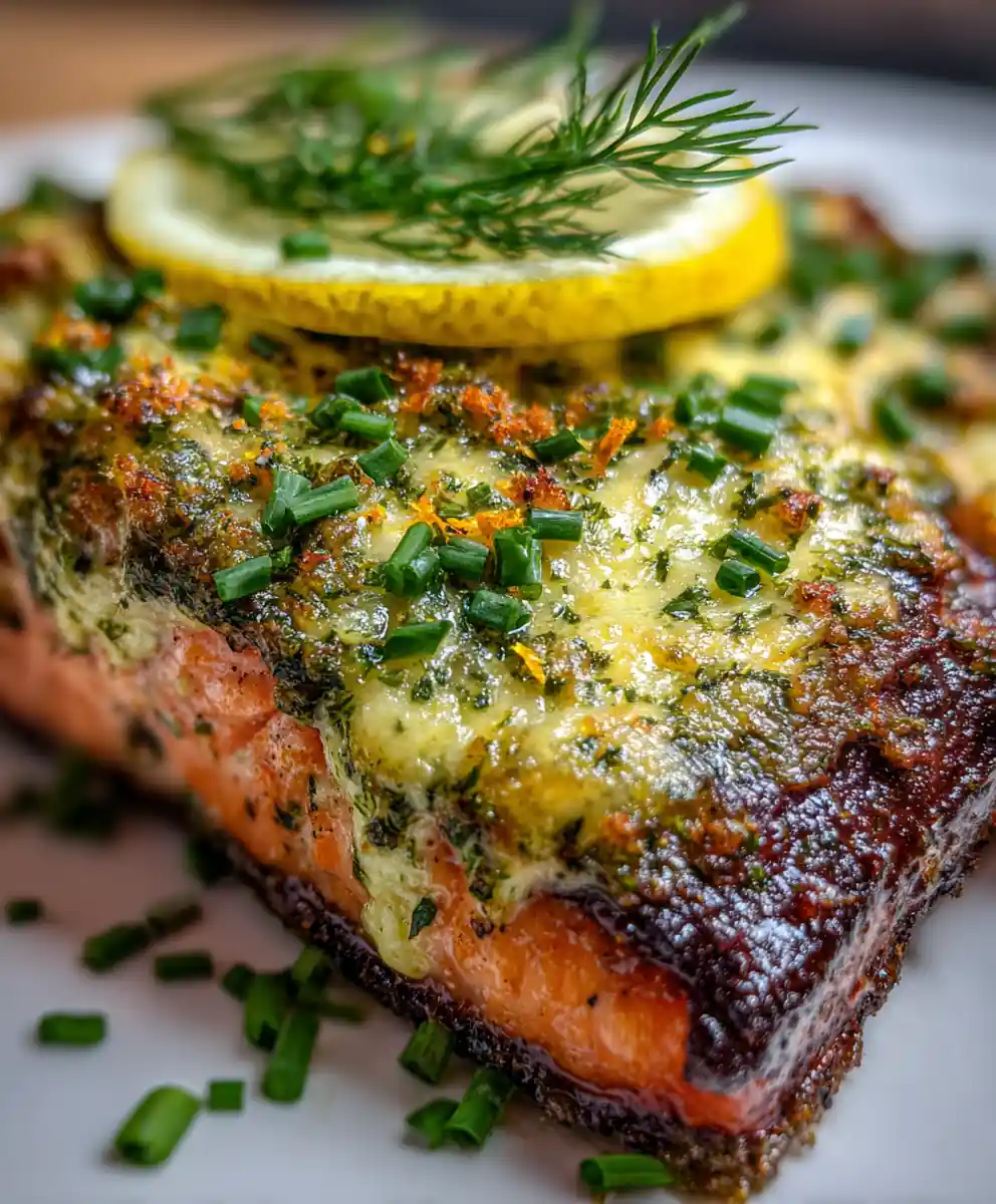 Garlic Herb Boursin Salmon