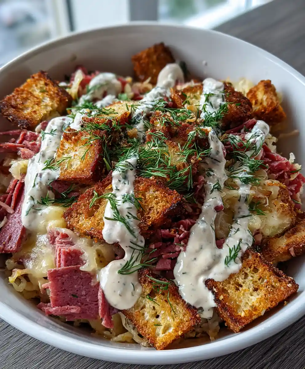 Griddle Reuben Bowl – Easy One Pan Comfort