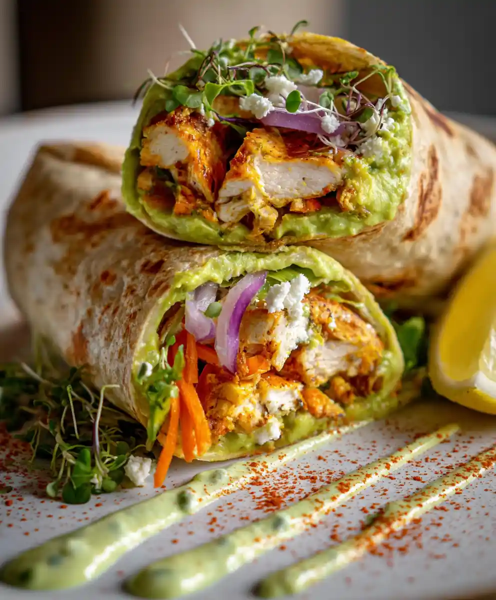 Healthy & Delicious Chicken Avocado Wrap