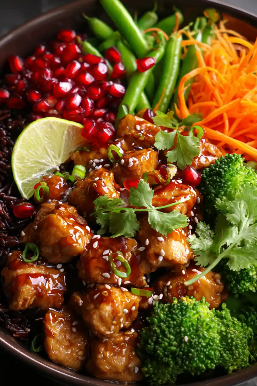 Healthy Sticky Chicken Bowls 7 Healthy Sticky Chicken Bowls