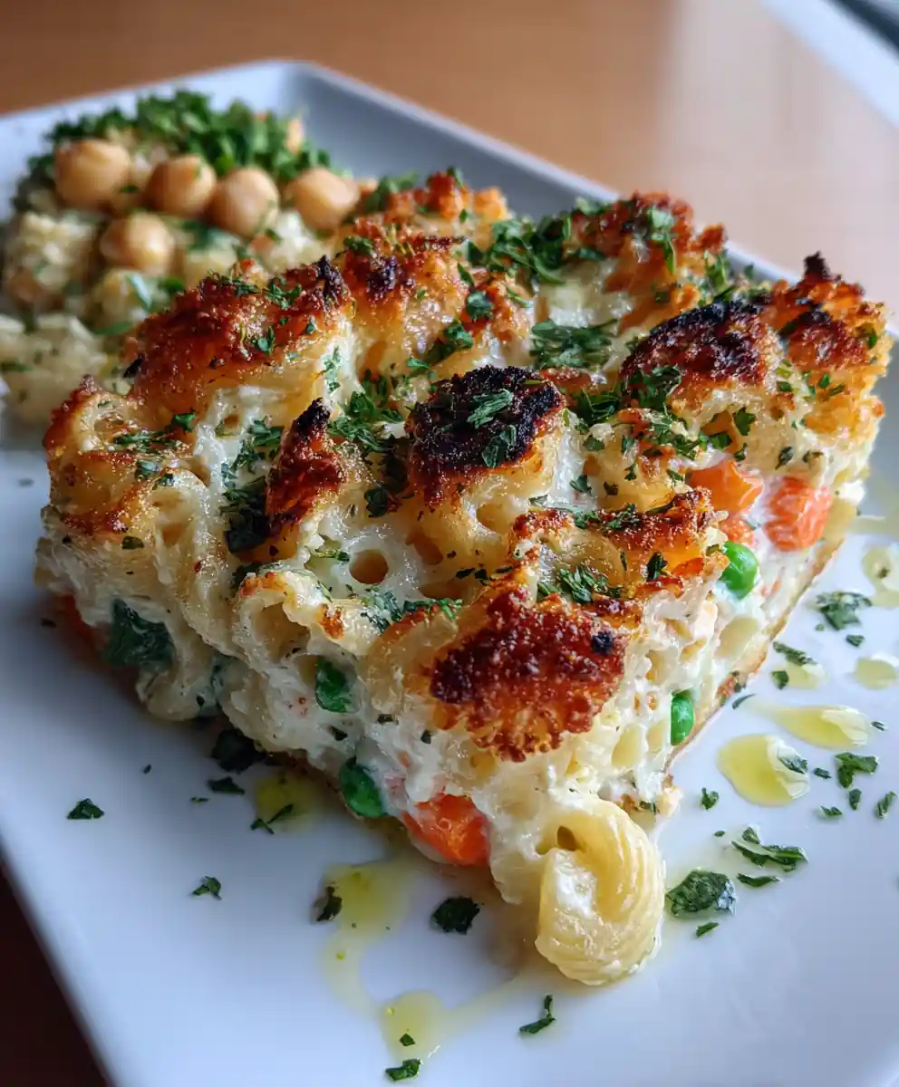 High Protein Baked Feta Pasta With Hidden Veggies