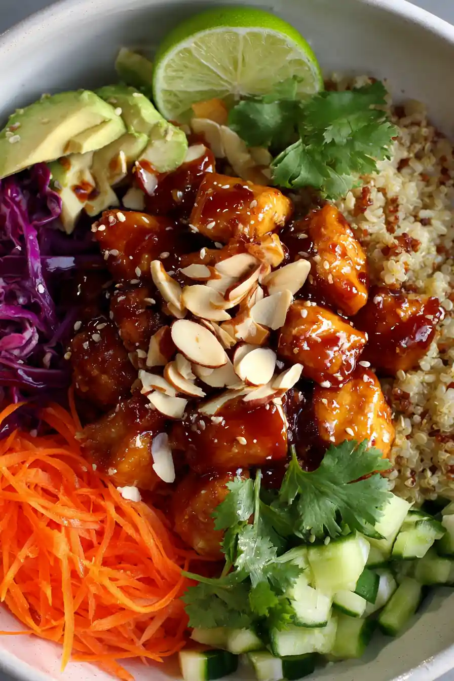 Hot Honey Chicken Bowls 7 Hot Honey Chicken Bowls