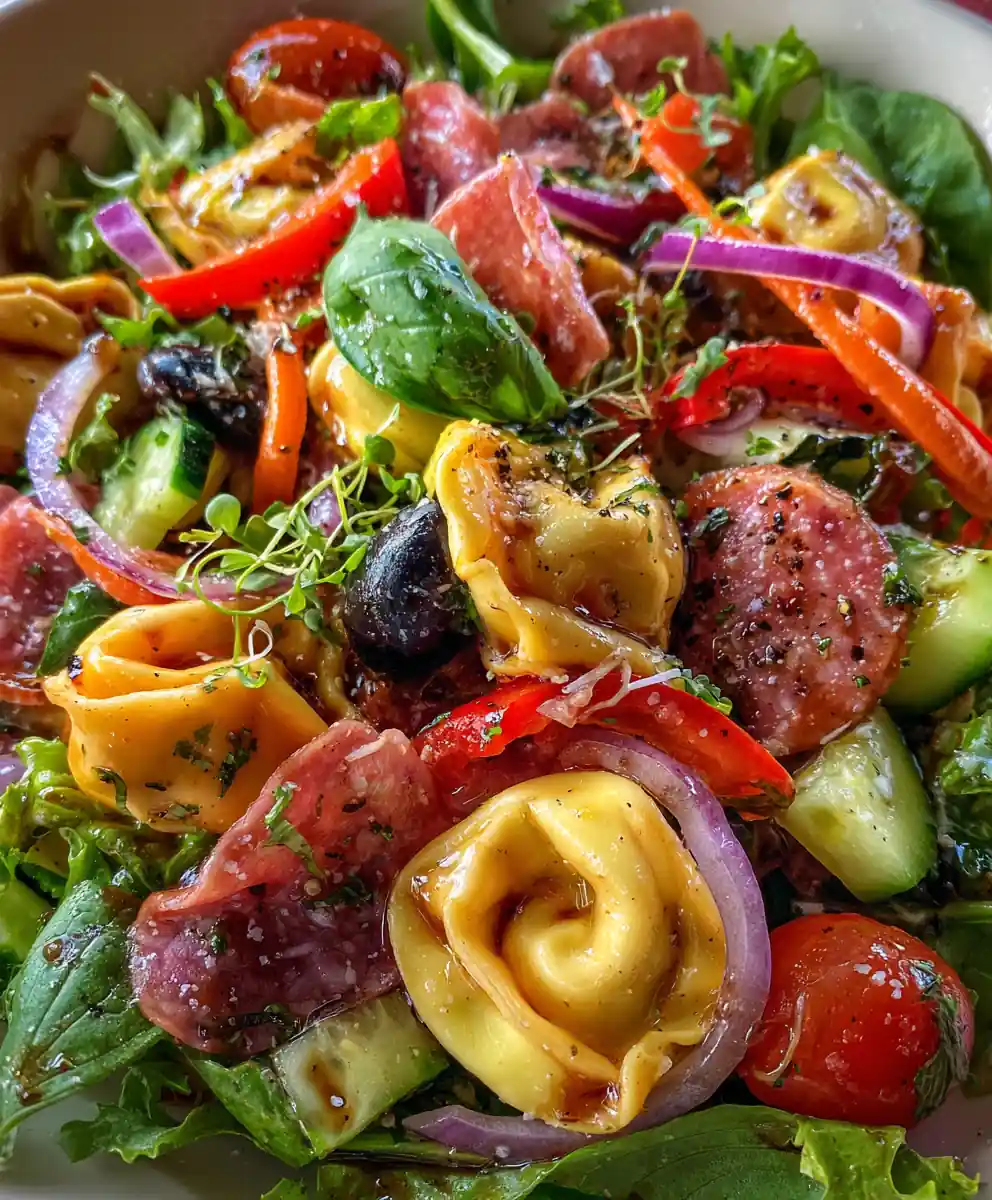 Italian Grinder Tortellini Salad 7 Italian Grinder Tortellini Salad