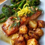 Lemon Butter Salmon With Crispy Potatoes And Broccoli 1772970085.7039597