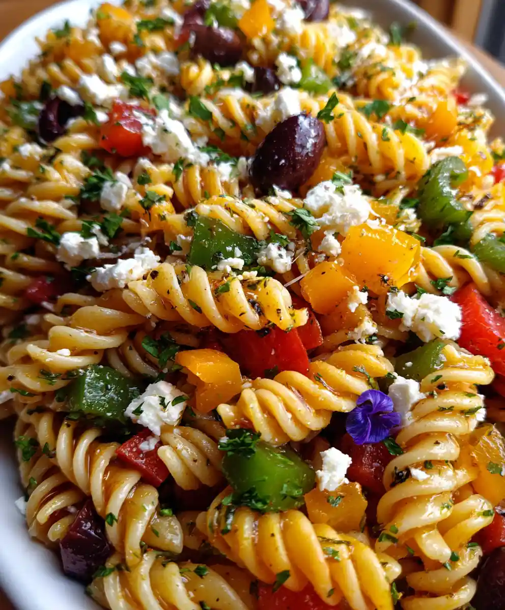 Mardi Gras Pasta Salad