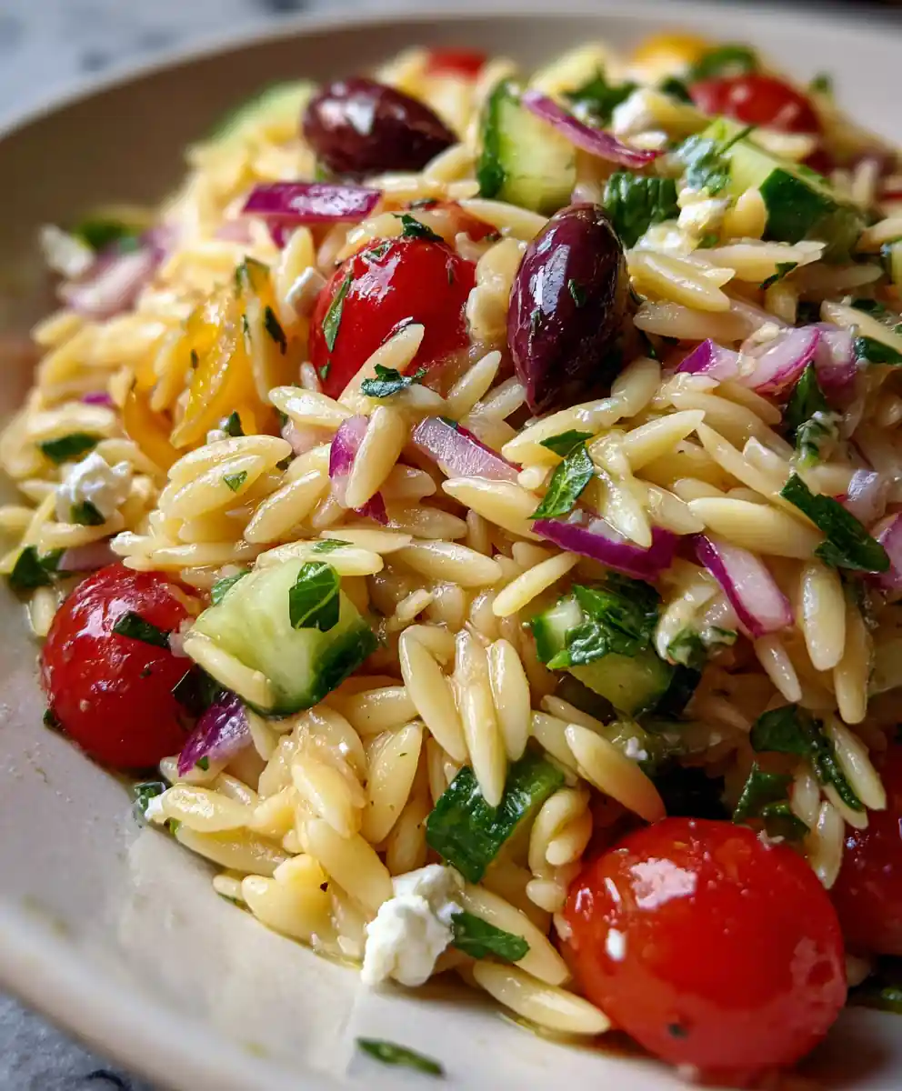 Savor The Mediterranean: Delicious Orzo Pasta Salad