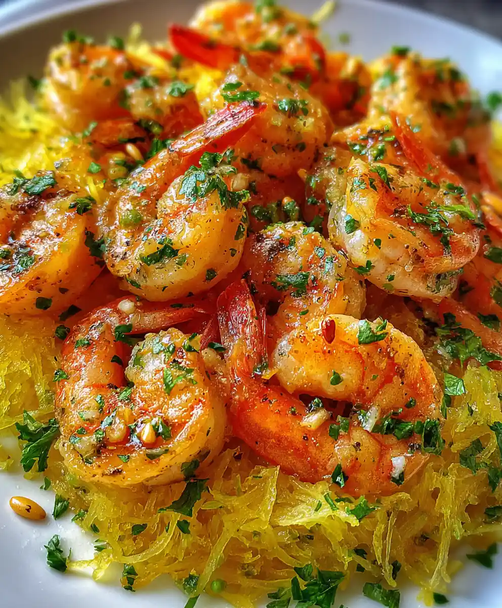Shrimp Scampi With Spaghetti Squash